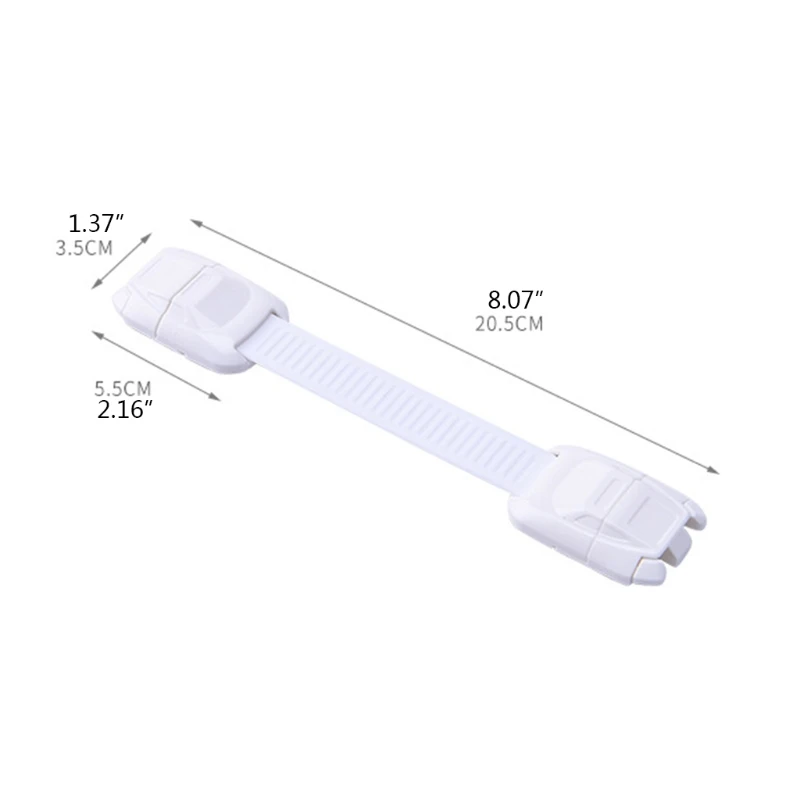 

20 Pcs Children Safety Cabinet Locks Soft Strap Drawer Locks for Door Cupboards K3NE