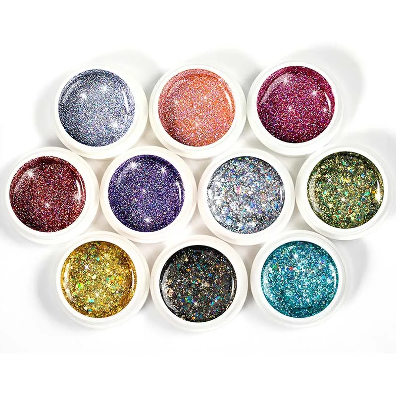 Блестящий бриллиантовый гель с блестками 5 мл | Красота и здоровье