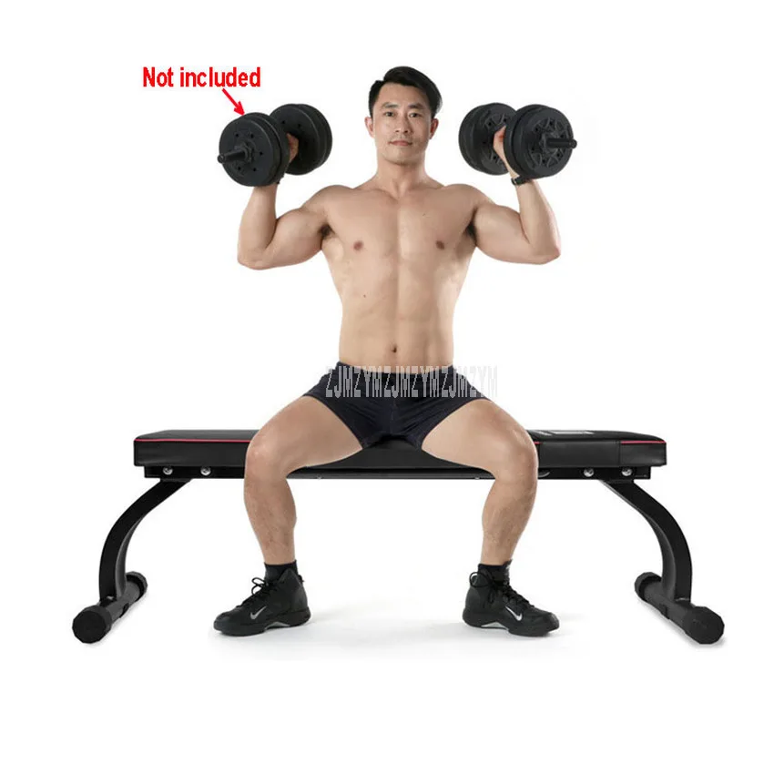 Складная скамейка для гантелей сидящая на брюшной скамье искусственная кожа
