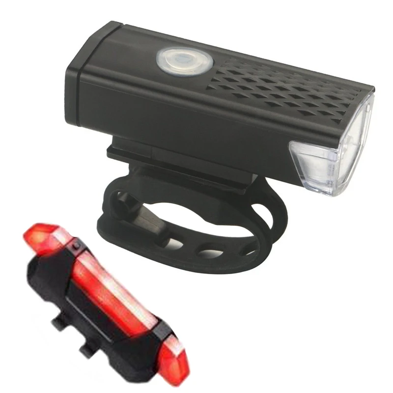 USB Перезаряжаемые велосипед светильник MTB передний задний фонарь Велоспорт