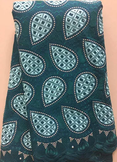 Высококачественная швейцарская вуаль кружева в Швейцарии хлопковая Африканская