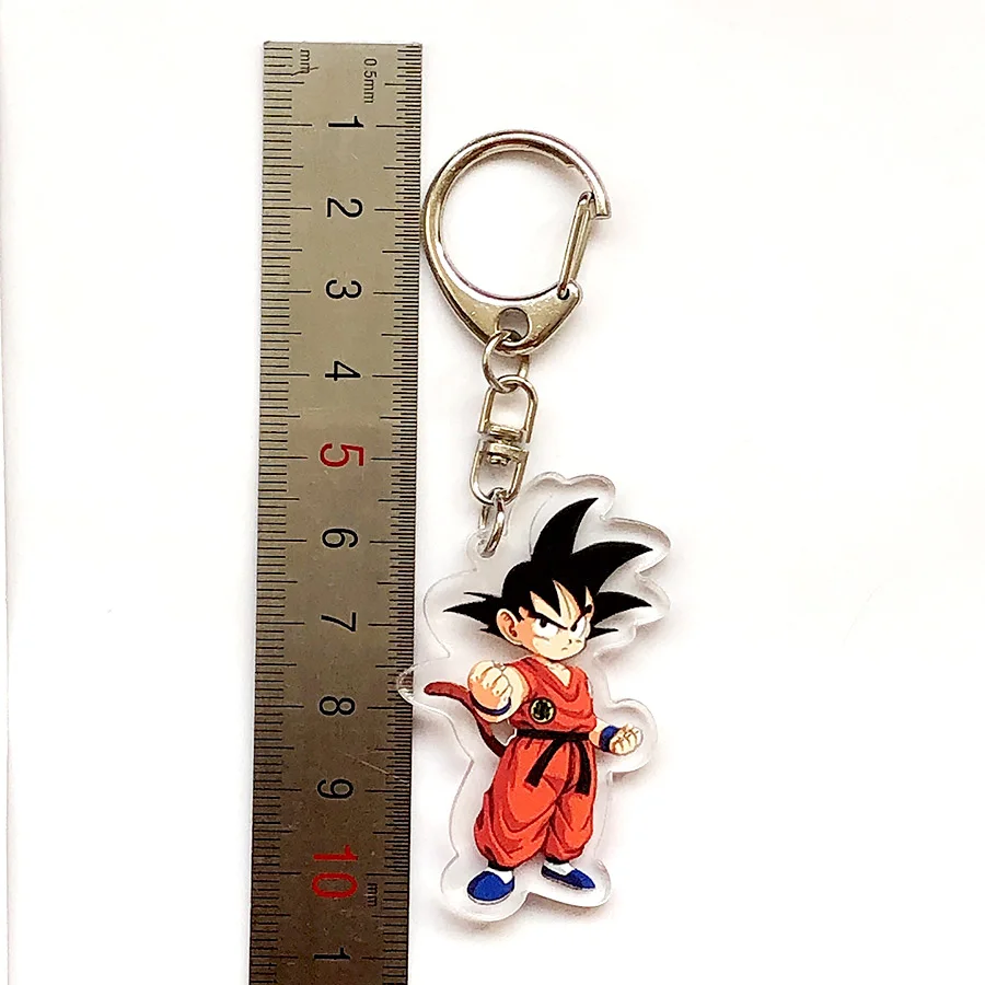 Dragon Ball Z аниме брелок мультфильм Супер Saiyan Goku брелок экшн игрушка Фигурки Коллекция Модель игрушки брелок кольцо брелок