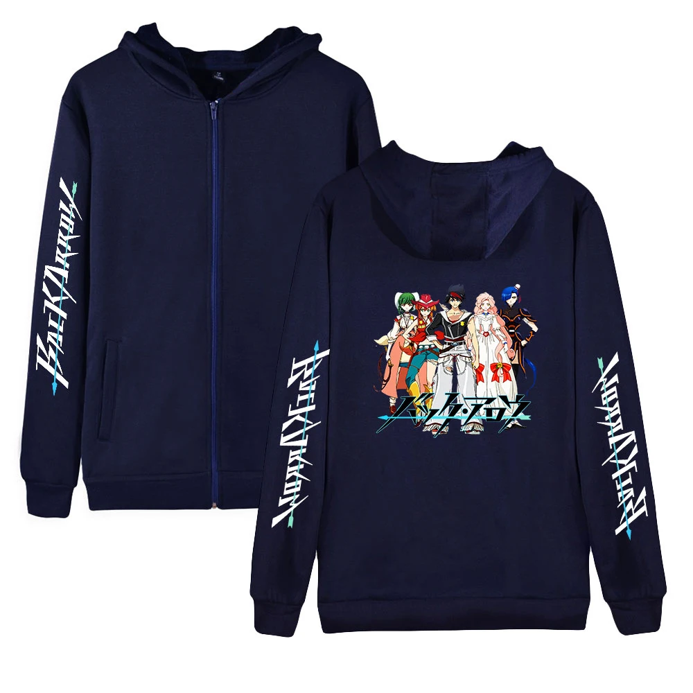 

BACK ARROW Anime Zipper Hoodies Women Men Fashion Prints Long Sleeve Hooded Sweatshirt Hot Sale Casual Streetwear Clothes