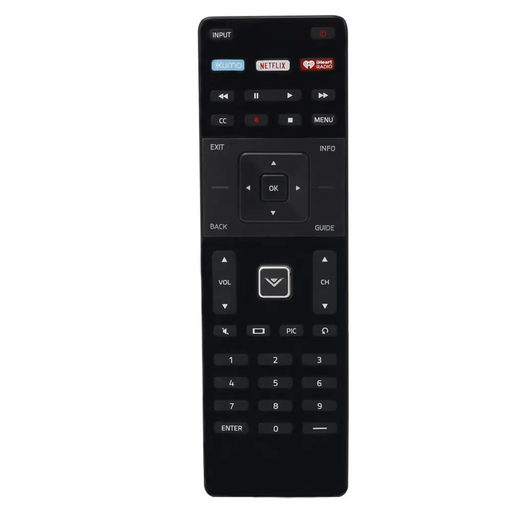 Новый пульт дистанционного управления XRT122 для vizio TV с Netflix iHeart Radio XUMO D24D1 D28HD1 D32D1 D32HD1