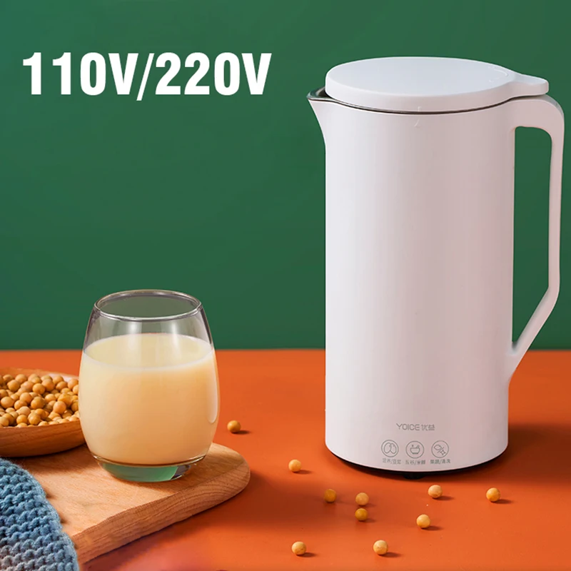 

110V/220V Soybean Milk Machine Multifunction Cytoderm Breaking Machine 350ml Automatic Heating Soy Milk Maker Portable Juicer