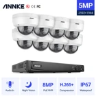 Система видеонаблюдения ANNKE FHD, 5 МП, POE, водонепроницаемая, H.265 + 8 Мп, NVR 4K, 8 камер, 5 Мп