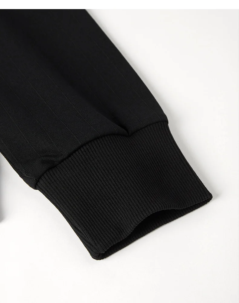 

KUEGOU 2020 Autumn Embroidery Plain Crewneck Sweatshirt Men Fashion Vintage Trendy Streetwear Designer Oversize Clothing 3275