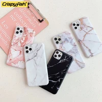 vintage gradual color marble soft shockproof phone case for iphone 11 pro max xr xs max 6s 7 8 plus x 11 matte back cover coque