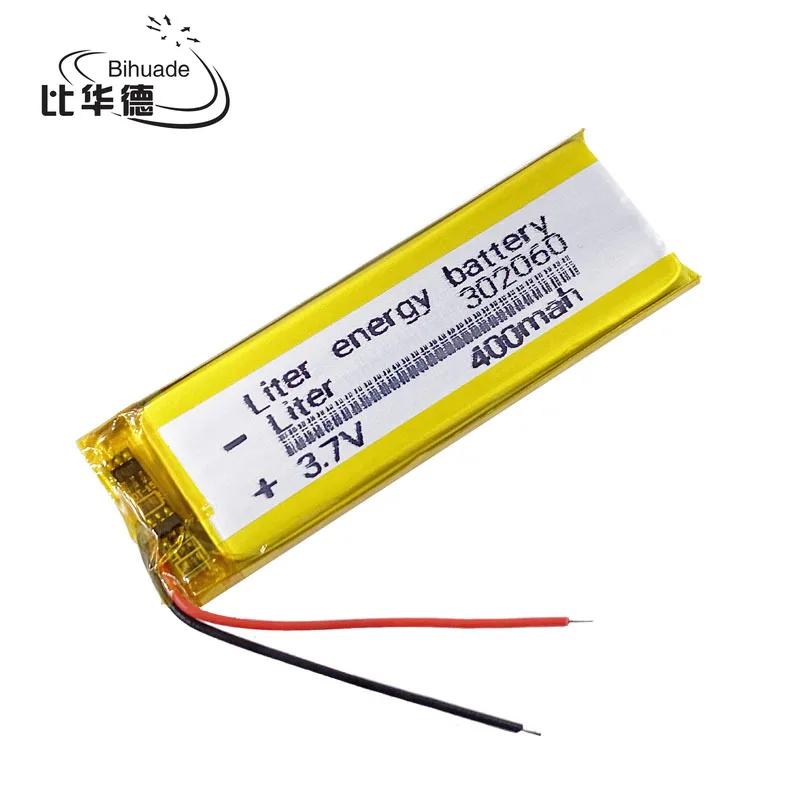 Полимерный аккумулятор 400 mah 3 7 V 302060 умный дом литий ионный для dvr GPS mp3 mp4|polymer