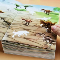 children diy cartoon sticker book cute anime stickers childrens concentration training dinosaur sticker book paste toys