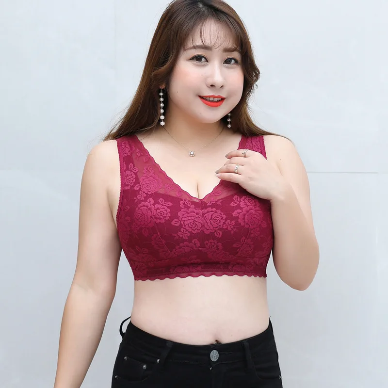 Размера плюс чашки бюстгальтера Push up сбоку пикантные застёжкой мм большой e