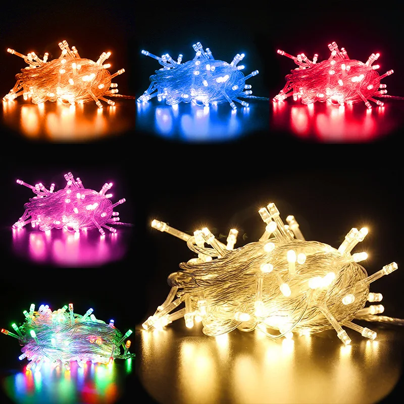 

80/50/40/30/20 LED String Lights Battery Operated Garland Fairy Light Wedding Led Lamps Party Christmas Decoration Light