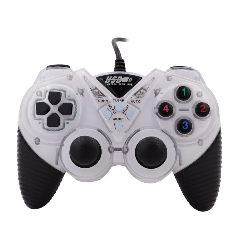 

PC computer game handle 890 shape single double vibration game handle