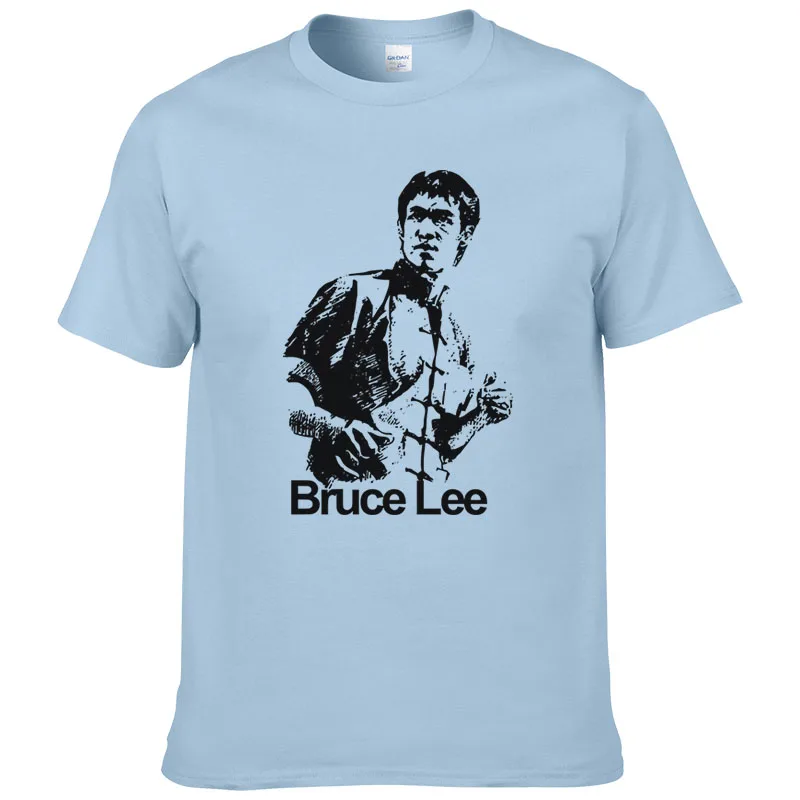 Повседневная одежда nueva camiseta de algodón con estampado Kung Fu Bruce Lee estilo chino verano alta calidad 2019 |