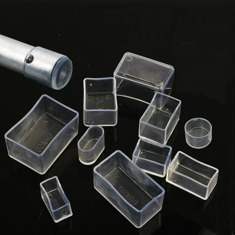 

Прозрачная накладка на ножки стола и стула, резиновая заглушка для стола, обеденный стол, квадратная трубка, различные формы