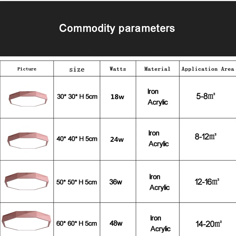 

Led Ceiling Lights Modern Ceiling Lamp for Living Room Bedroom Children's Room Lighting Kitchen Surface Mount UltraThin Dimmable