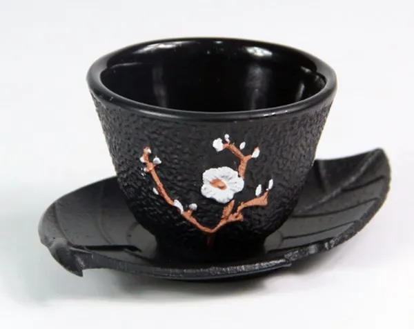 Чайная чашка с подставкой в комплекте японские чугунные чайные чашки подставки