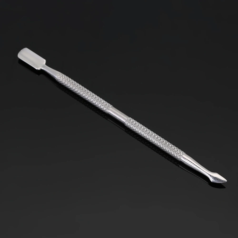 

5/10Pcs Dead Skin Fork Trimmer Cuticle Pusher Remover Pedicure Manicure Tool Silver Nail Steel Pushes