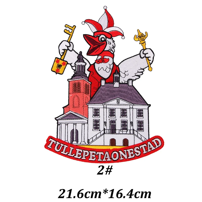 2019 Нидерланды Carnaval Tullepetaonestad Roosendaal DIY железные нашивки значки одежда аксессуары