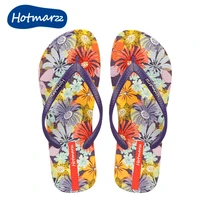hotmarzz women slipper daisy pattern beach style non slip shoes