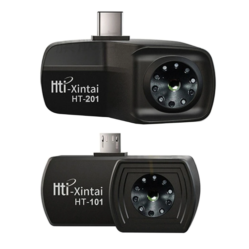 

HT-201 Hti Cell Phone External Infrared Thermal Image Center Point Temperature Display for An-droid Mobile Phone Tools