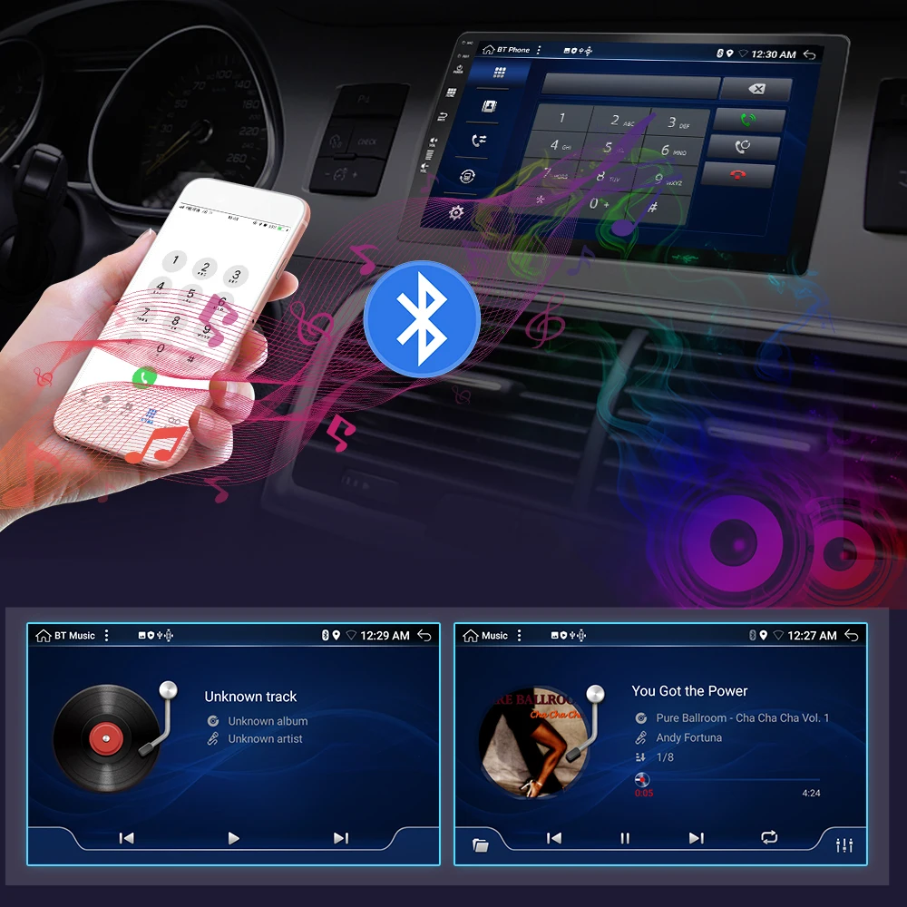 Автомагнитола Eunavi 2Din Android 10 мультимедийный видеоплеер автомобильная