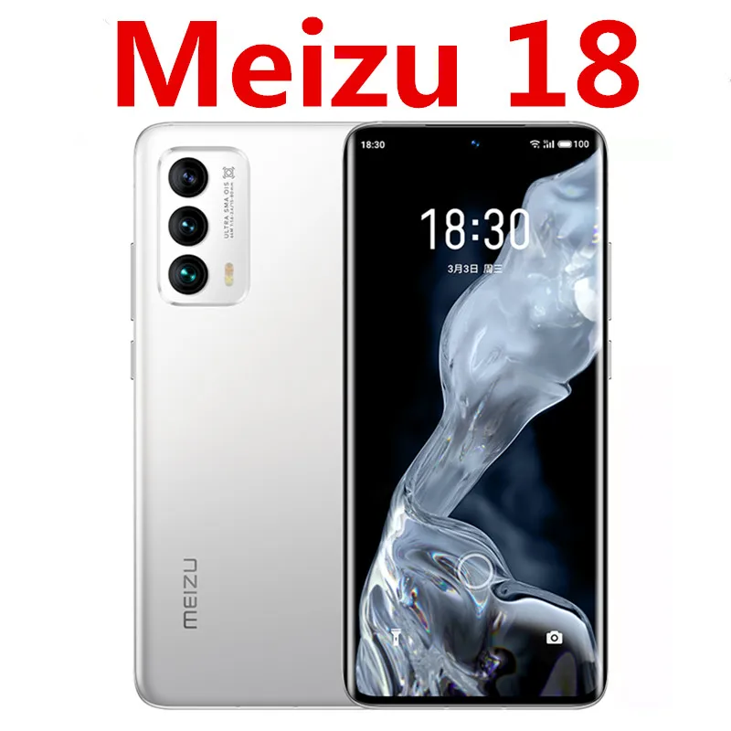 Смартфон Meizu 18 5G 6 2 дюйма 120 Гц 888x256 12 + Гб МП Вт|Смартфоны| |