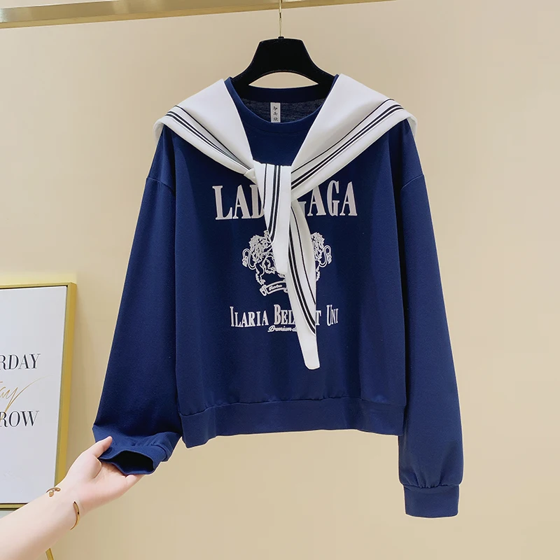 

2020 Autumn Fashion Women's O Neck Long Sleeves Special Ladies Letter Print T-Shirt Tee Female Pullover Casual Tops Tees A3963
