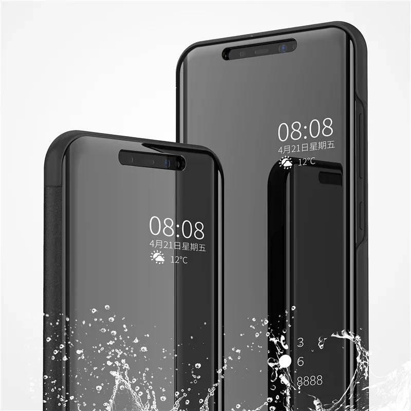 Чехол mi rror Smart View для Xiao Red 5 Plus Note Note5A Note4 Global 4X 3 Pro Prime 8 SE 6 кожаный флип