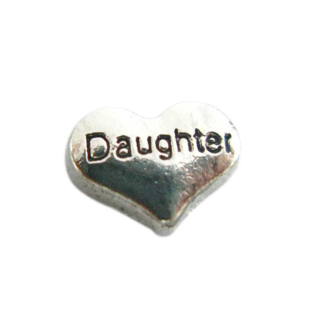 FC183 daughter 10 шт./лот несколько вариантов Dream Love Mom hearts плавающий медальон шармы на память для жизни медальон памяти как подарок - Цвет: FC183 daughter