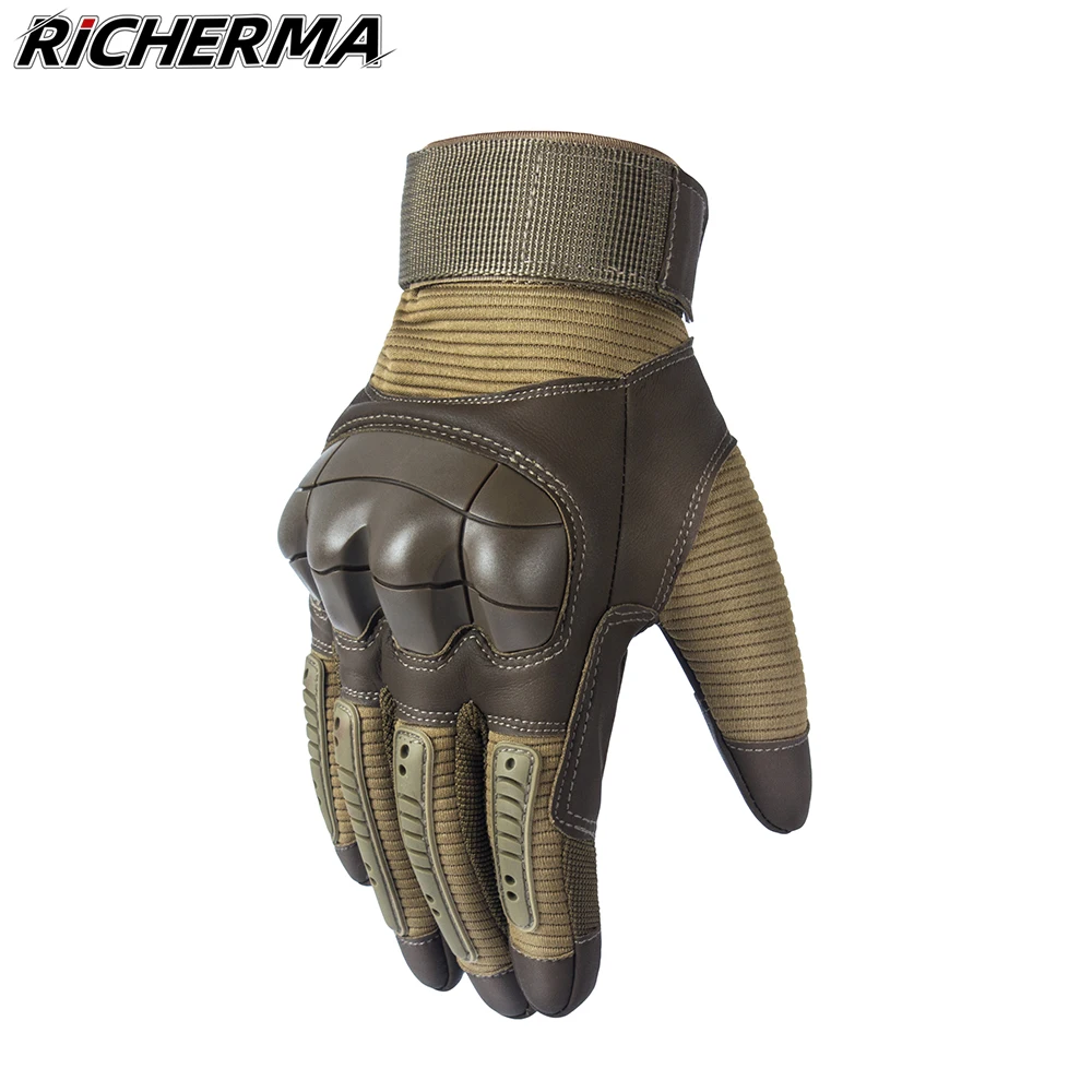 Прочные Военные перчатки на весь палец черные с сенсорным экраном аксессуары для