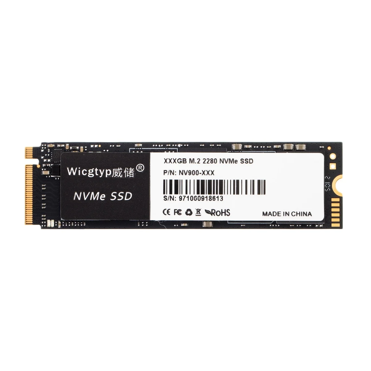 

Wicgtyp M2 1TB PCIe NVMe 2280mm M.2 SSD Internal Solid State Disk Drive Hard Disk For Laptop Desktop