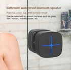 Беспроводная аудиоплеер для душа, водонепроницаемая Bluetooth-совместимая система объемного звучания с динамиками 5.0, для ванной, офиса