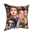 Роберт Паттинсон коллаж Подушка Чехол Печатный чехол для подушки из полиэстера декоративная подушка чехол Обложка для дома 40*40 см