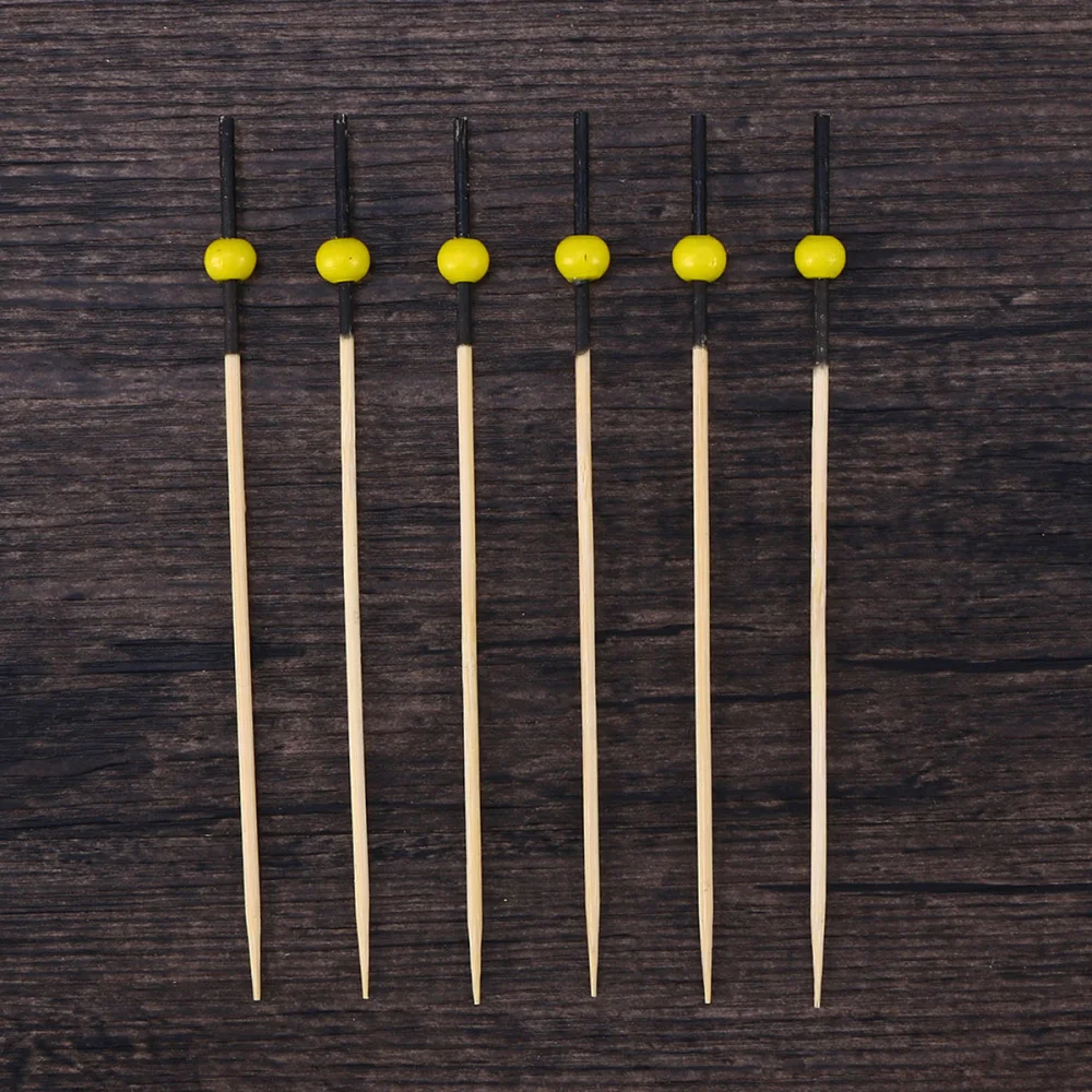 100 шт. 12 см коктейльные палочки Креативные Круглые бусинки ручной работы для