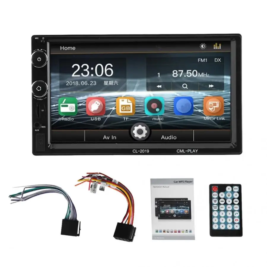 Автомагнитола 7 дюймов Wi Fi 2Din Bluetooth MP5 плеер|Автомобильные радиоприемники| |