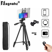 phone tripod 55 camera tripod lightweight travel tripod stand for ipad universal smartphone gopro with quick release plate