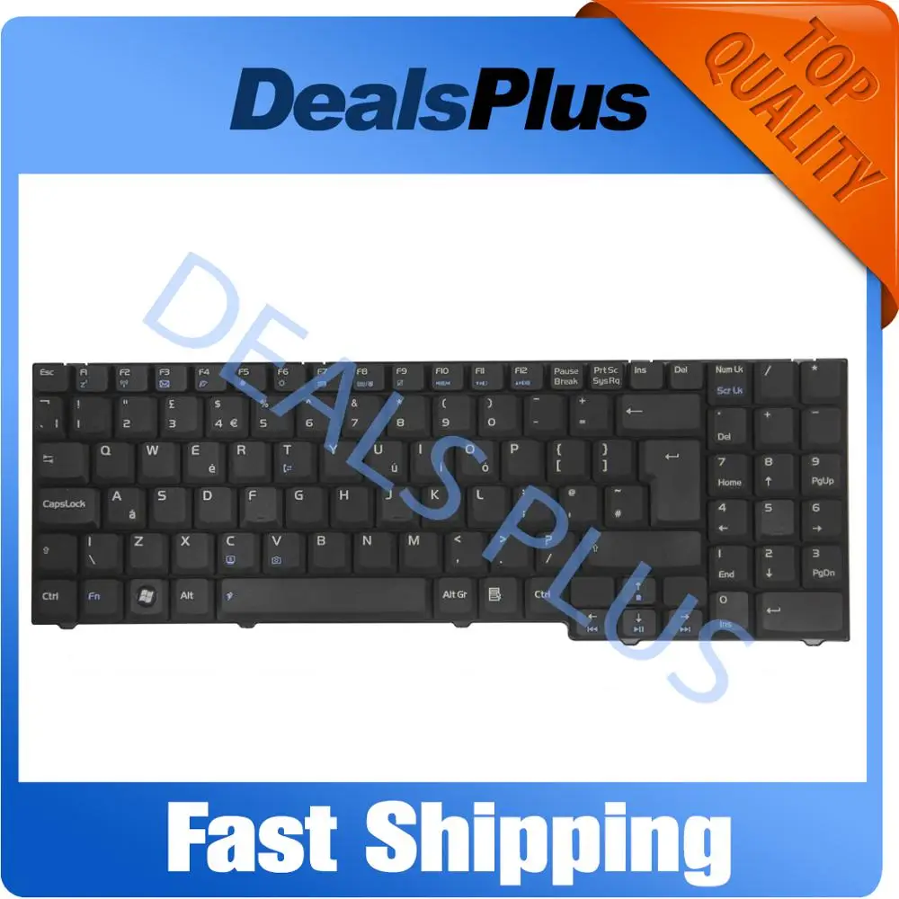 Сменная новая Британская клавиатура для ASUS M50 M70 X70 X70L X71 9J. N0B82.10U 0KN0-7E1UK03 черная |