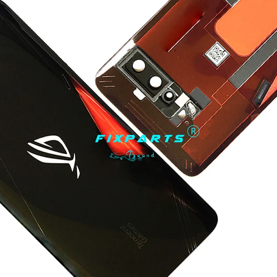 Original For ASUS Battery Cover Case ROG Phone 3 ZS661KS Rear Door Back Housing Repair Case Plastic Replace Parts I003D Glass