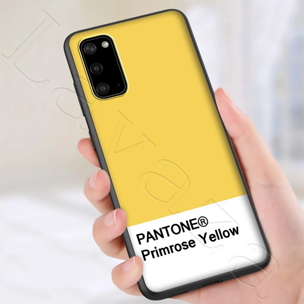 Мягкий ТПУ чехол Caliente Pantone для Samsung Note 10 S6 S7 S8 S9 S10 S10e S20 ultra A71 A51 A81 A91 M10 M20 M30 Lite Edge Plus |