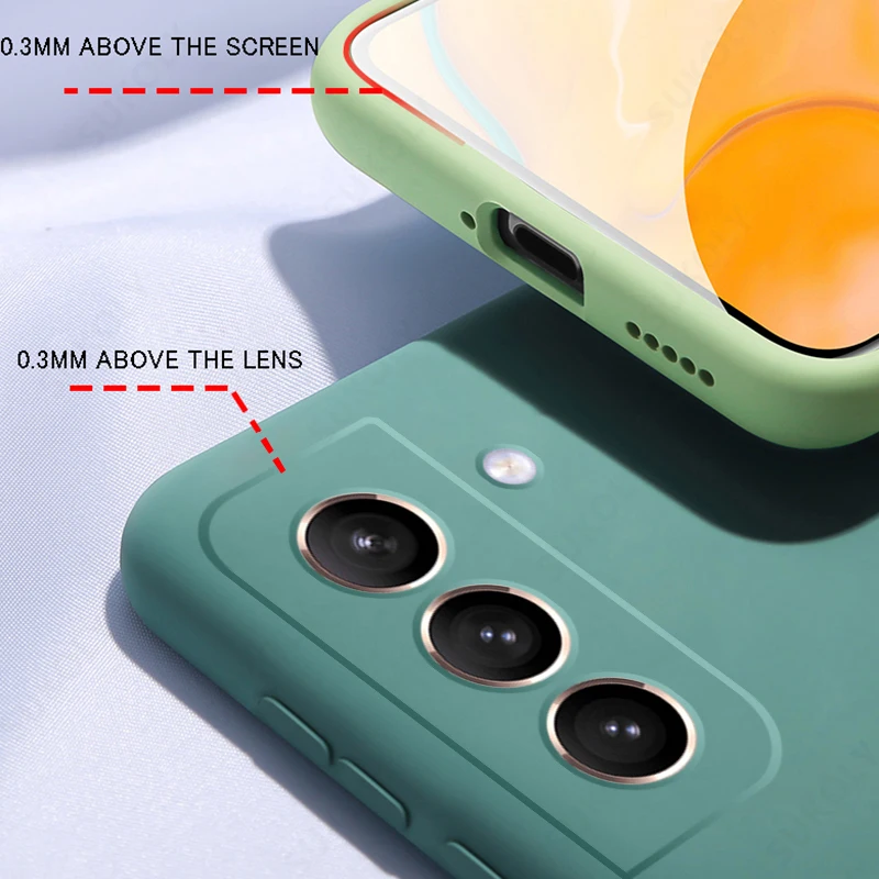 For Samsung S20 S21 FE 5G A51 A71 A50 A70 S23 S21 S22 Ultra Plus Liquid Silicone Case For A54 A52 A32 A72 A12 A53 A13 5G Cover