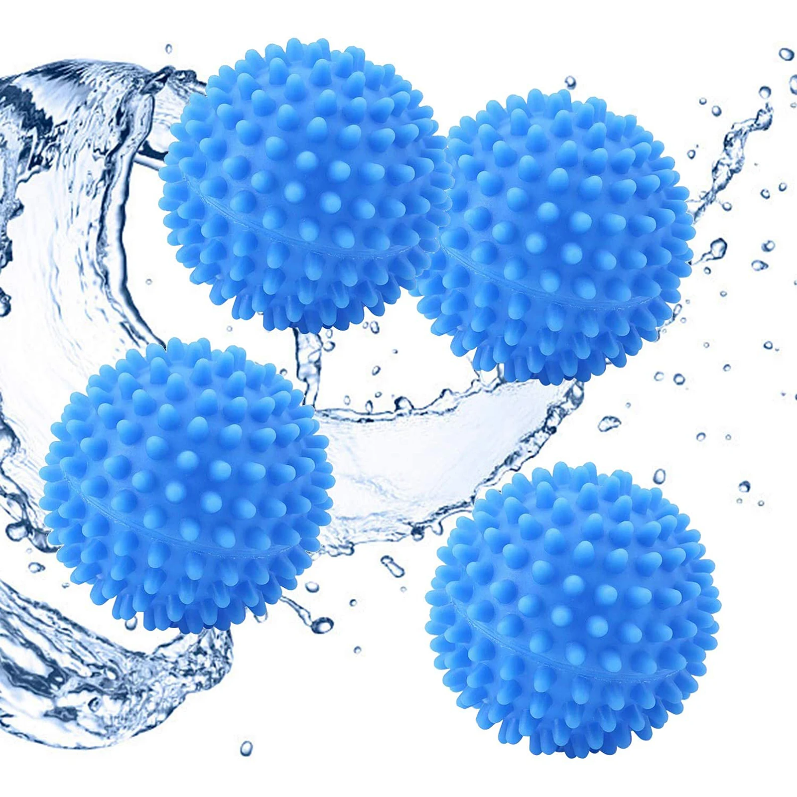 

Dry Ball PVC Reusable Dryer Balls 4Pcs 4pcs/Set Home Clothes Washing Drying
