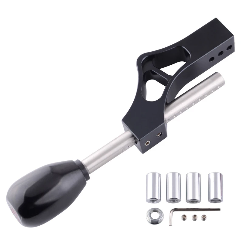black SPEEDWOW Racing Shift короткие переключатели Комплект M10* 1,5 рычажный механизм ручка для Honda Acura гражданская интеграция D серии автомобильные аксессуары - Цвет: black