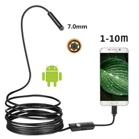 7mm micro usb mini endoscope camera 1m 2m 3 5m soft cable ip67 waterproof borescope inspection camera for android smartphone pc