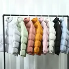 Мужская теплая парка в стиле Харадзюку, зимняя куртка, Мужская Уличная одежда, парка в стиле хип-хоп, свободная черная одежда, однотонные женские куртки, модель 2021 года