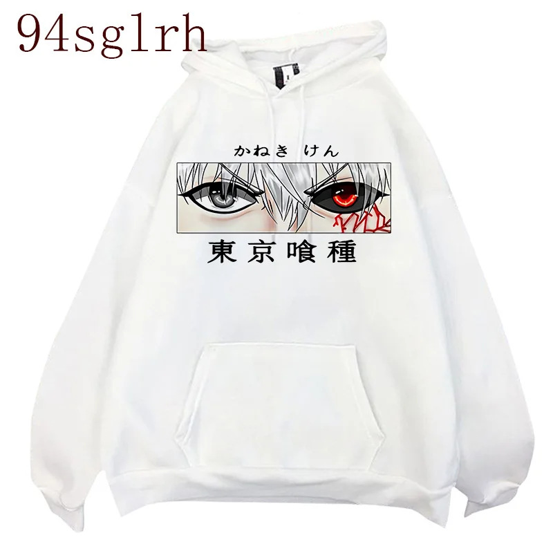 

Толстовка с капюшоном в стиле «Токийский Гуль» Мужская, кавайная одежда для отдыха, мультяшная японская аниме канеки Кен, уличная одежда ун...