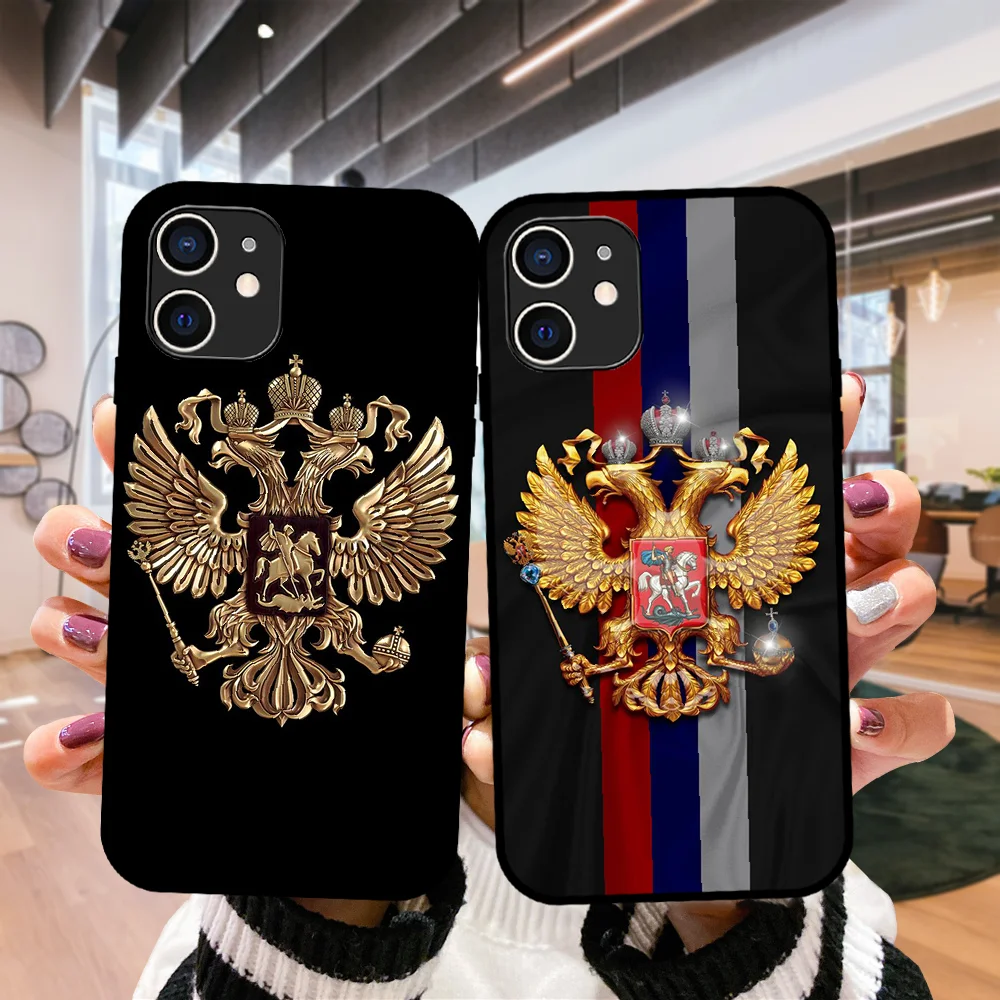 Чехол для телефона Apple IPhone 12 11 Pro XS MAX XR X 8 7 6S 6 Plus черный чехол Coque модные российские