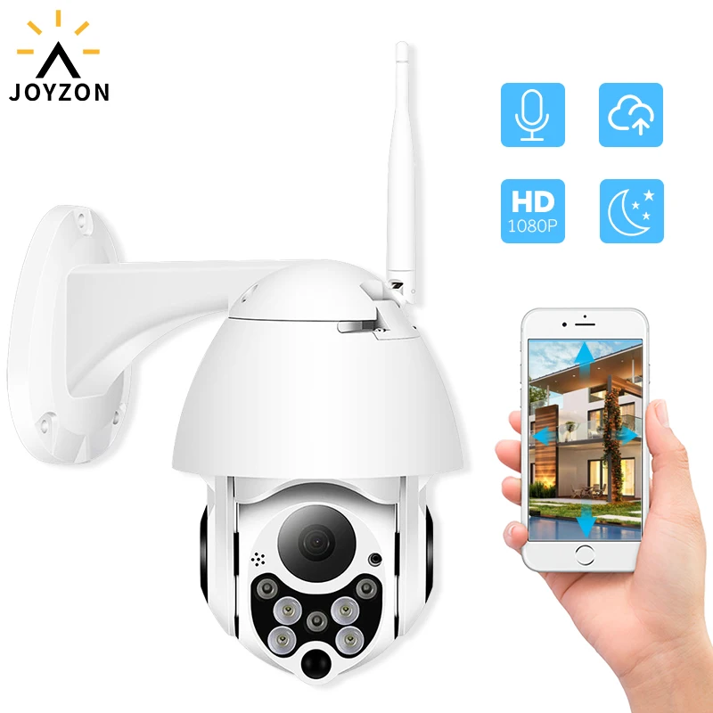 JOYZON беспроводная Wifi ip камера 1080P PTZ уличная скоростная купольная безопасности