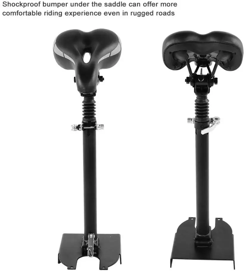 M365 Xiaomi Electric Scooter Seat, Adjustable Electric Scooter Seat Saddle Shock Absorbing Seat Comfortable Chair Scooter Saddle