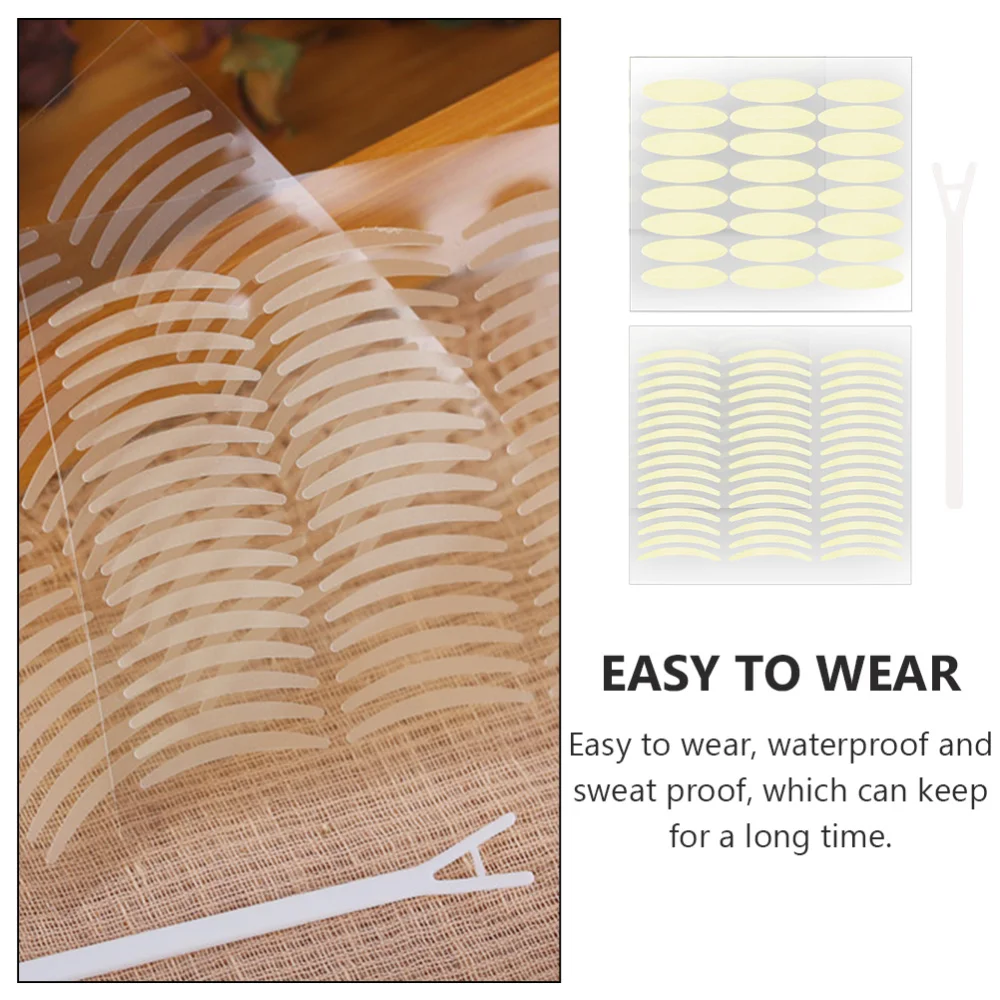 

2Sets Widen Long Invisible Eyelid Sticker Breathable Eyelid Tape Sticker